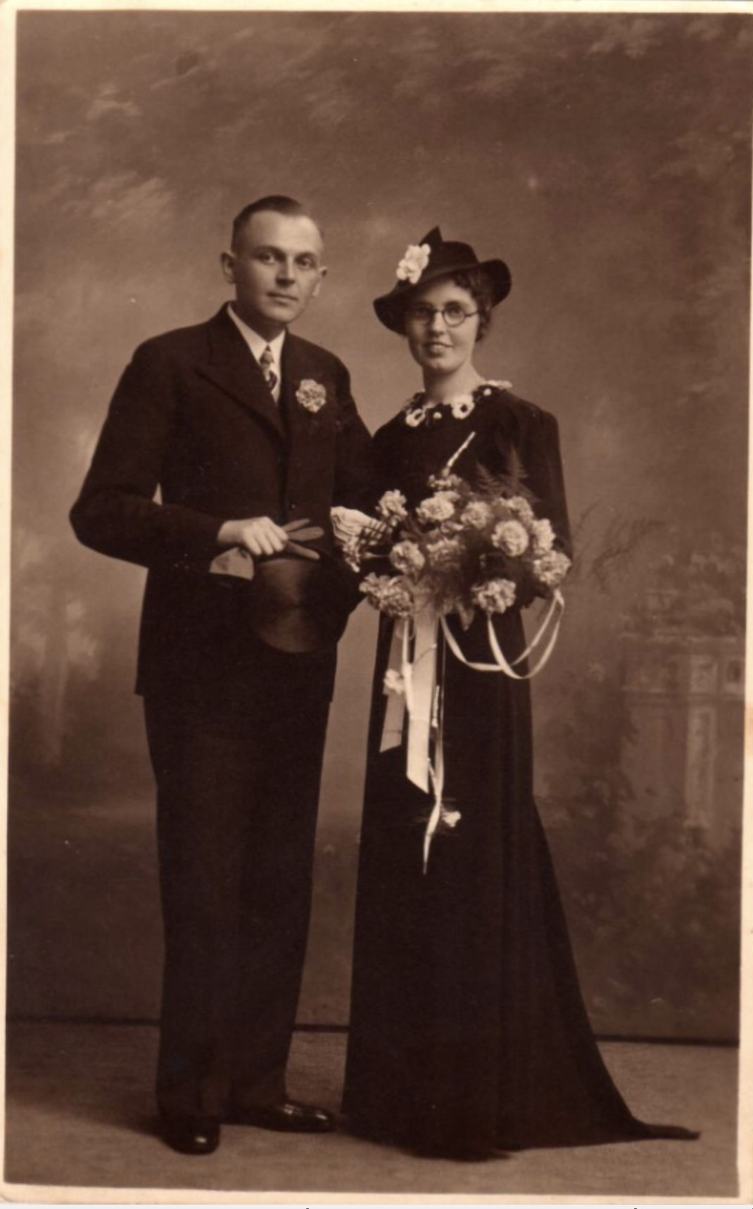 Koppejan Jacobus_1912 Korte Leintje de_1911 huwelijksfoto.png